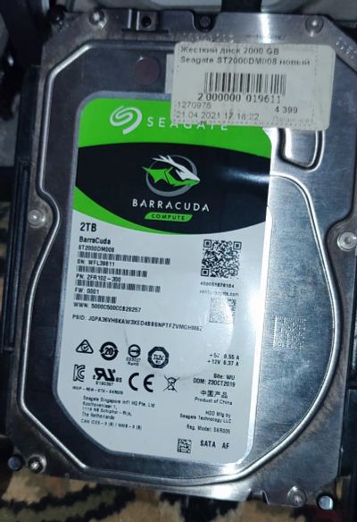 Лот: 19693154. Фото: 1. Seagate ST2000DM. Жёсткие диски (HDD)