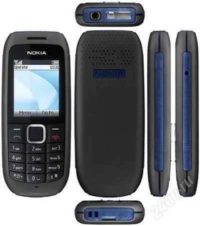 Лот: 1395351. Фото: 1. NOKIA 1616-2 Black. Кнопочные мобильные телефоны