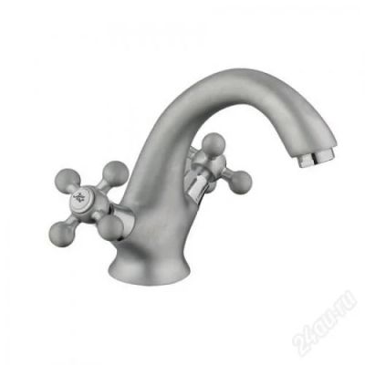 Лот: 2654082. Фото: 1. Смеситель д/умыв. Frap крест мат... Смесители