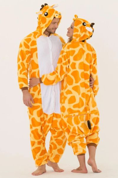 Лот: 8738446. Фото: 1. Кигуруми Жираф, пижама, kigurumi... Взрослые карнавальные костюмы