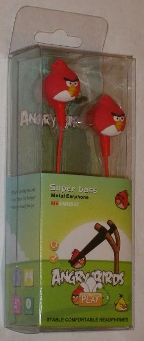 Лот: 2520851. Фото: 1. Наушники Angry Birds: красные... Наушники, гарнитуры