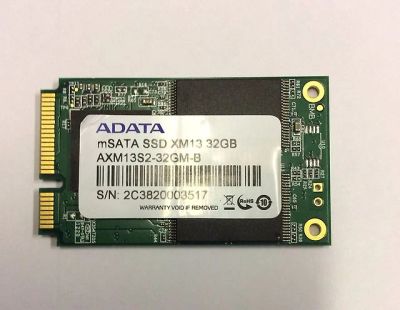 Лот: 8602192. Фото: 1. SSD ADATA mSATA SSD XM13 32GB. SSD-накопители