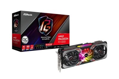Лот: 17546207. Фото: 1. Видеокарта ASRock RX 6800 Phantom... Видеокарты