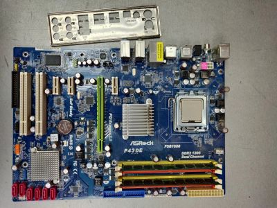 Лот: 17622769. Фото: 1. Материнская плата Asrock P43DE... Материнские платы