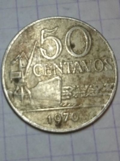 Лот: 10354638. Фото: 1. 50 сентаво Бразилия. Америка
