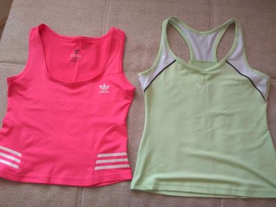 Лот: 9401055. Фото: 1. Майка спорт.р42-44 цена за две. Футболки, топы и майки