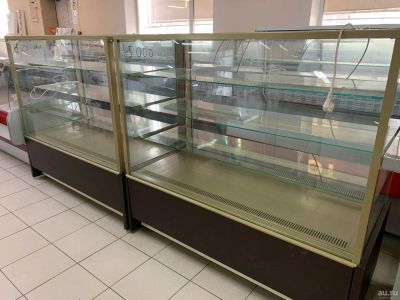 Лот: 17566629. Фото: 1. Витрины холодильные кондитерские... Холодильное