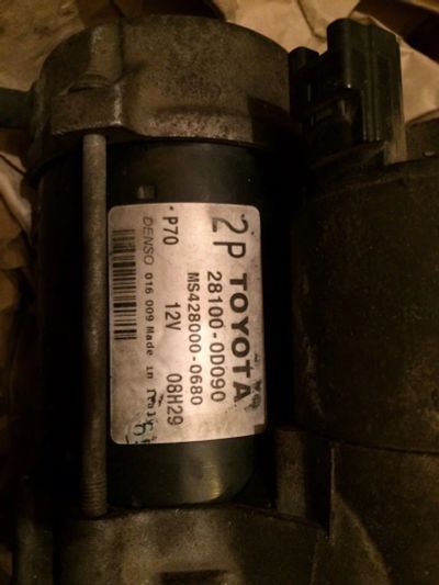 Лот: 8960494. Фото: 1. Стартер на Toyota 1zz Toyota Blade... Двигатель и элементы двигателя