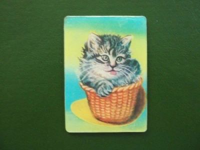 Лот: 10851768. Фото: 1. Стерео Календарик Котёнок. Другое (коллекционирование, моделизм)