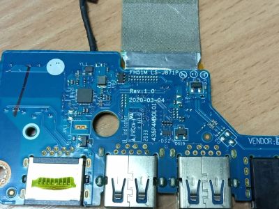 Лот: 25880985. Фото: 1. Плата USB для Acer Nitro 5 AN515-55... Платы расширения, контроллеры, доп. порты