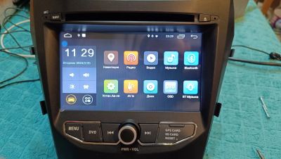 Лот: 23340420. Фото: 1. Магнитола android для Ssang Yong... Автомагнитолы