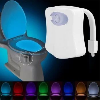 Лот: 11902879. Фото: 1. Подсветка LightBowl 8 Colors для... Сиденья для унитаза