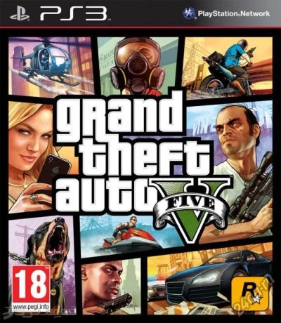 Лот: 4881826. Фото: 1. GTA V для PS3 Диск. Игры для консолей