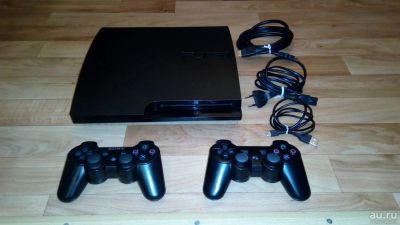 Лот: 10970661. Фото: 1. Playstation 3 (ps3) slim / 320гб... Игровые приставки, консоли
