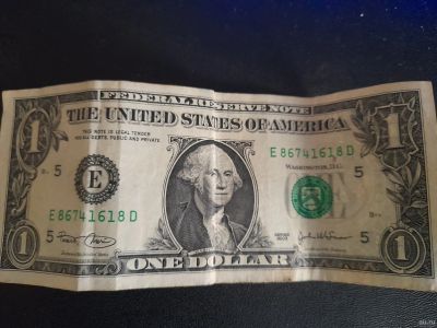 Лот: 18184186. Фото: 1. 1 доллар Сша. Америка