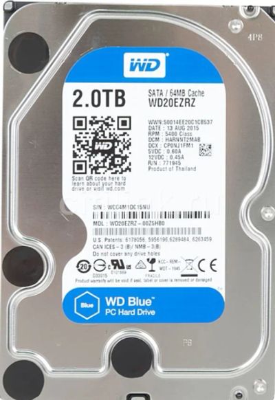 Лот: 12420104. Фото: 1. Жесткий диск Western Digital Blue... Жёсткие диски (HDD)