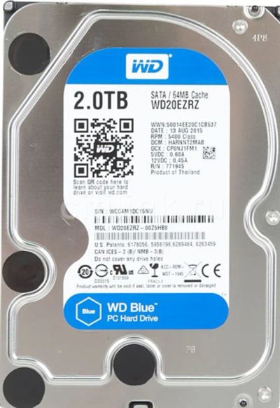 Лот: 12420104. Фото: 1. Жесткий диск Western Digital Blue... Жёсткие диски