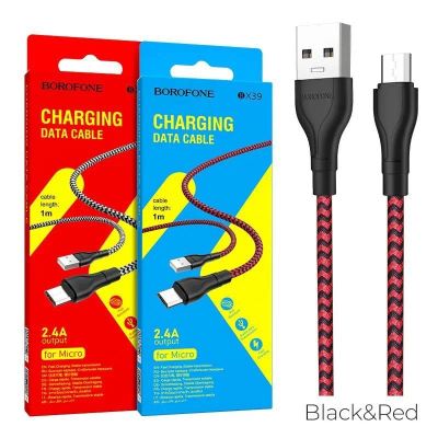 Лот: 22149938. Фото: 1. Кабель BOROFONE microUSB BX-39... Дата-кабели, переходники