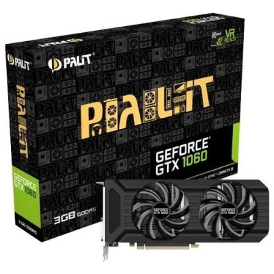 Лот: 10714535. Фото: 1. Palit GeForce GTX 1060 DUAL 3... Видеокарты