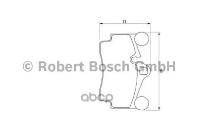 Лот: 14078485. Фото: 1. Колодки тормозные дисковые Bosch... Другое (автозапчасти)