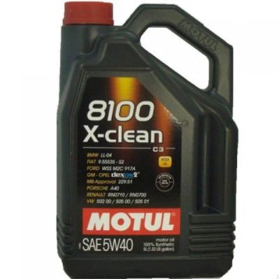 Лот: 10330812. Фото: 1. MOTUL 8100 X-Clean C3 5W40 5л. Расходные материалы