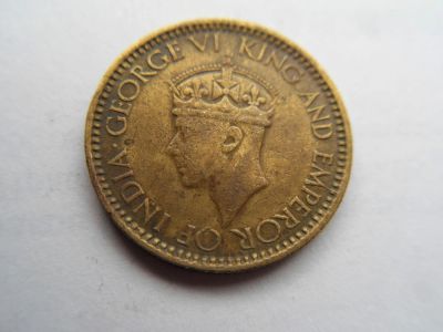 Лот: 10243484. Фото: 1. Цейлон 25 центов 1943. Азия