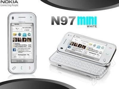 Лот: 912086. Фото: 1. Nokia N97 Mini Белая. Смартфоны