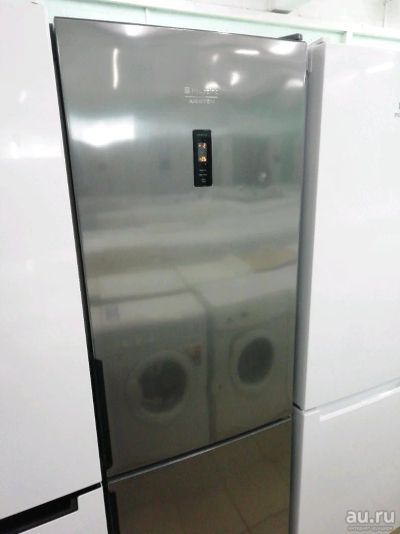 Лот: 13129455. Фото: 1. Холодильник Hot-Ariston HF6181X. Холодильники, морозильные камеры