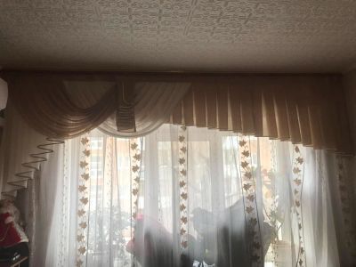 Лот: 11515542. Фото: 1. ламбрикен+вуаль. Шторы, тюль