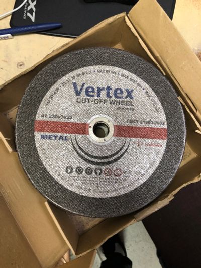 Лот: 19026229. Фото: 1. Круг отрезной vertex 2 коробки. Расходные материалы, сменные насадки