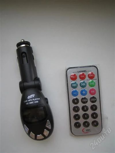 Лот: 1129614. Фото: 1. FM модулятор с пультом. Другое (аудиотехника)