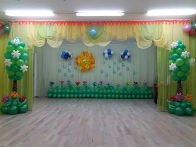 Лот: 9392448. Фото: 1. Оформление выпускного в детском... Воздушные шары