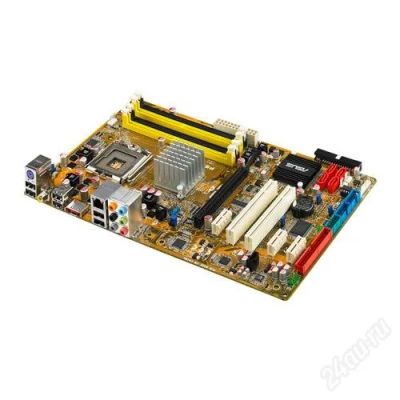 Лот: 1109758. Фото: 1. материнка socket 775. asus P5K... Материнские платы