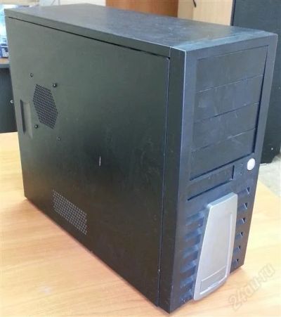 Лот: 2722516. Фото: 1. Корпус ATX чёрный chieftec (толстая... Корпуса, блоки питания