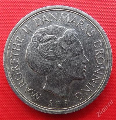 Лот: 1792947. Фото: 1. (№1652-3/LF) 1 крона 1975 (Дания... Европа