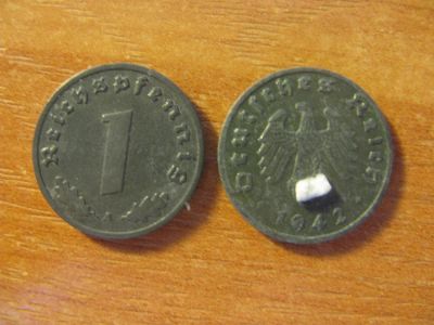 Лот: 10745661. Фото: 1. Германия 3 Рейх. 1 рейхспфенниг... Германия и Австрия