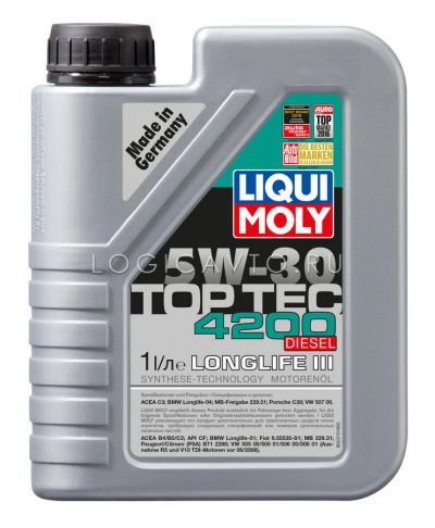 Лот: 12307952. Фото: 1. Liqui Moly Top Tec 4200, 5W-30... Масла, жидкости