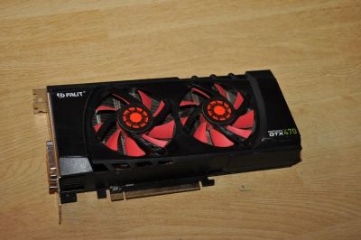 Лот: 4799856. Фото: 1. Видеокарта Palit GeForce GTX 470. Видеокарты