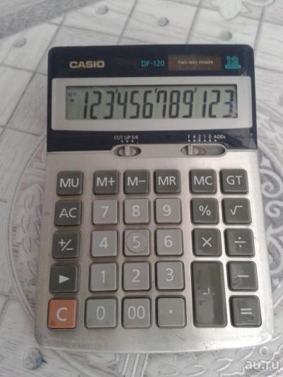 Лот: 10007605. Фото: 1. Калькулятор Casio DF-120. Калькуляторы