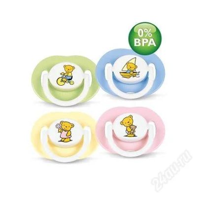 Лот: 2156063. Фото: 1. AVENT Соски "Мишки" SCF174/21... Всё для кормления