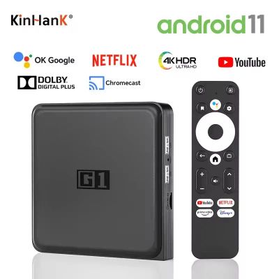 Лот: 25089974. Фото: 1. ТВ приставка Kinhank G1 Android... Медиаплееры