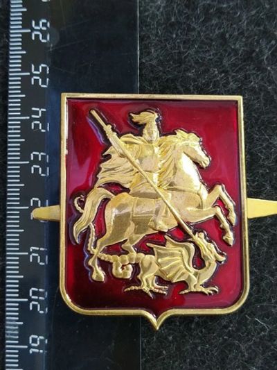 Лот: 16211230. Фото: 1. Знак Герб Москвы. Тяжелый металл... Сувенирные