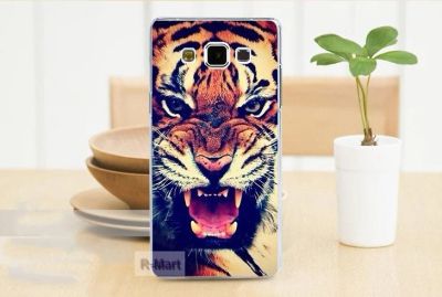 Лот: 6362739. Фото: 1. Чехол Samsung galaxy А3 тигр. Чехлы, бамперы