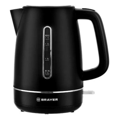Лот: 24902061. Фото: 1. Электрический чайник Brayer BR6103BK. Чайники, кофемашины, кулеры
