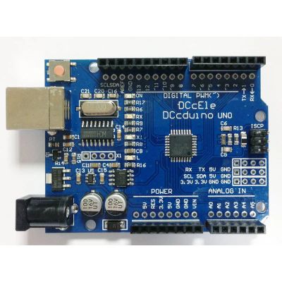 Лот: 5535276. Фото: 1. DCcduino UNO, ATmega328P, аналог... Микроконтроллеры