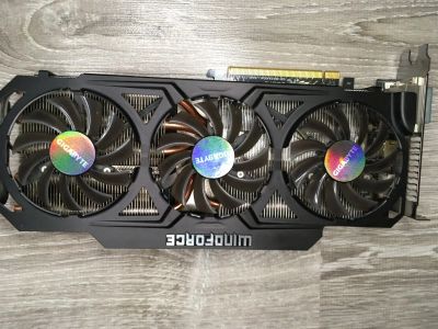 Лот: 17216903. Фото: 1. Gigabyte Radeon R9 290X 1040Mhz... Видеокарты