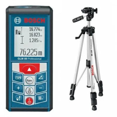 Лот: 16850767. Фото: 1. Дальномер лазерный BOSCH GLM 80... Электроинструмент