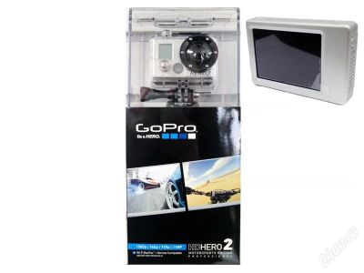 Лот: 1976775. Фото: 1. Комплект GoPro HD Hero2 + LCD... Видеокамеры