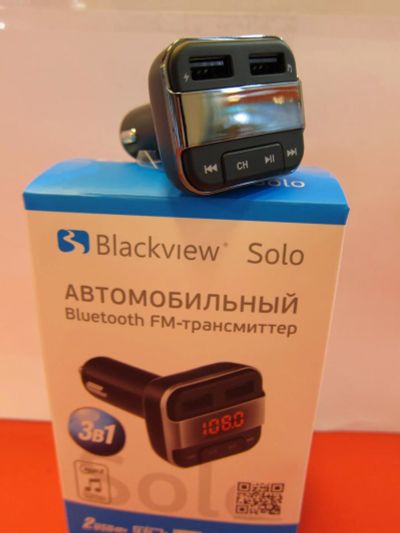 Лот: 9879086. Фото: 1. FM модулятор Blackview Solo. FM-модуляторы, трансмиттеры