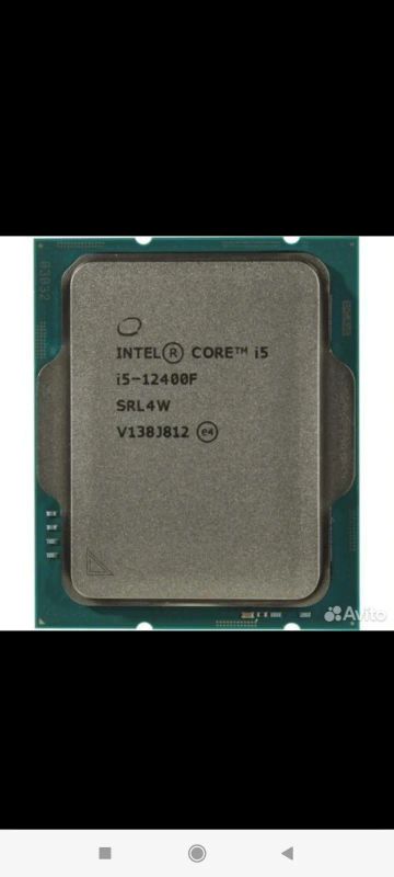 Лот: 19831292. Фото: 1. Intel core i5 12400f. Процессоры
